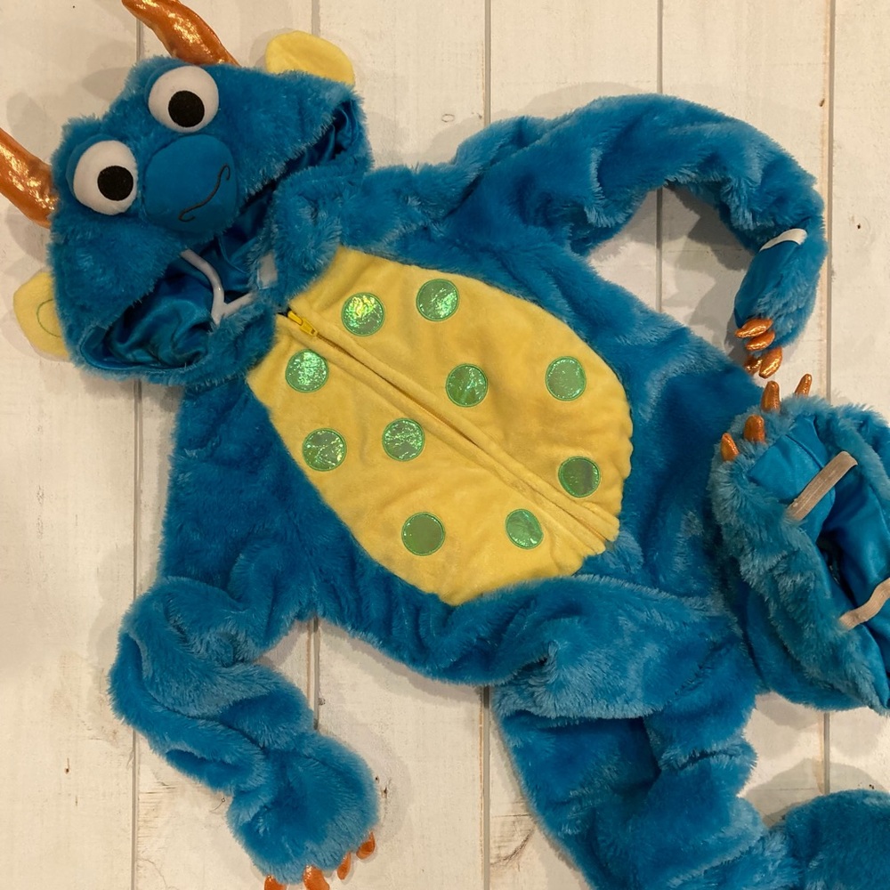 Monster/Cookie Monster kids 4t Halloween costume